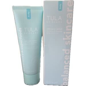 Tula Skincare Take Care & Polish Exfoliate 8.1oz/240ml NEW IN BOX SEALED Full Sz